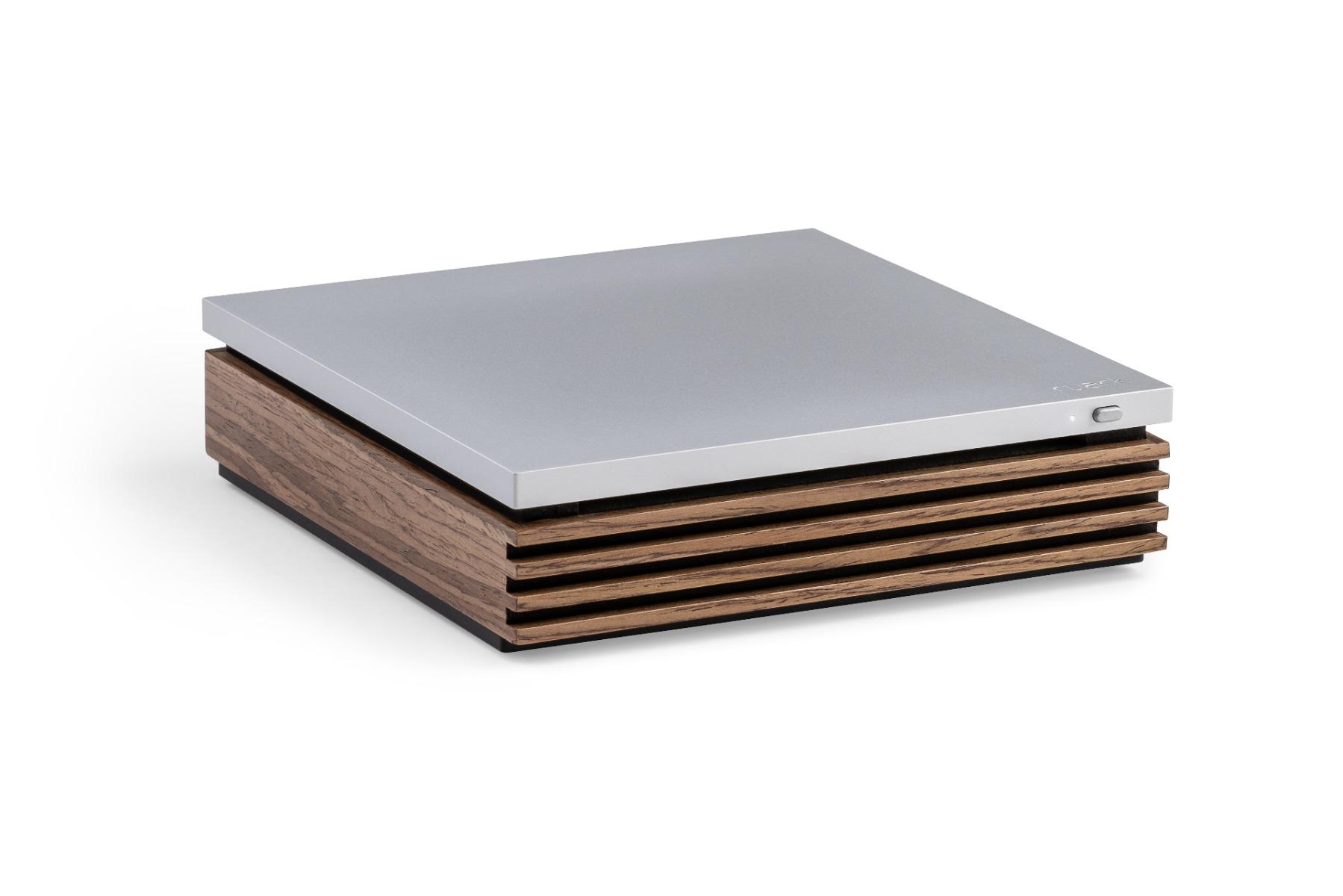 Ruark R-CD100 USB cd-afspiller i anodiseret aluminium og valnød