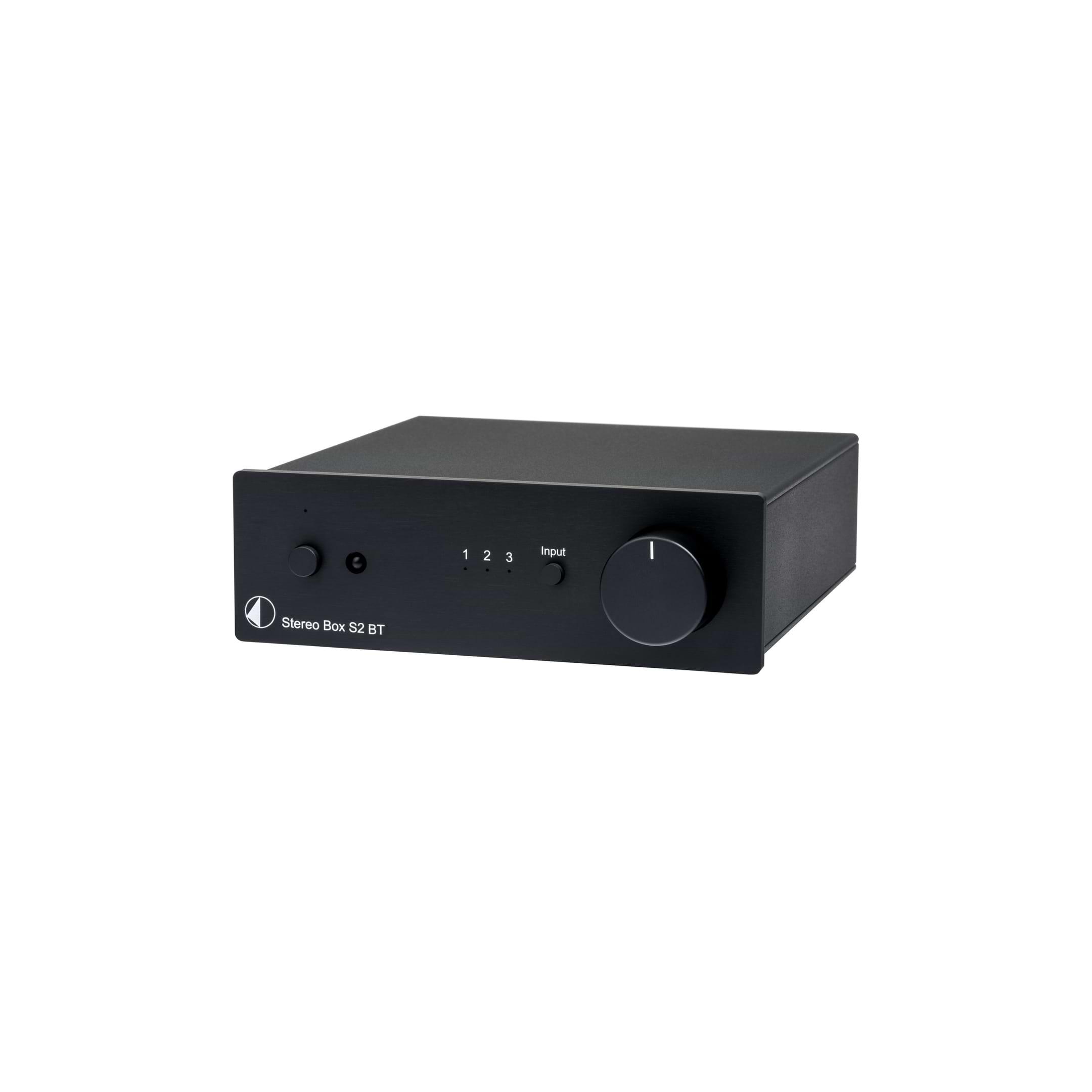 Pro-Ject Stereo Box S2 BT lille sort integreret forstærker med Bluetooth