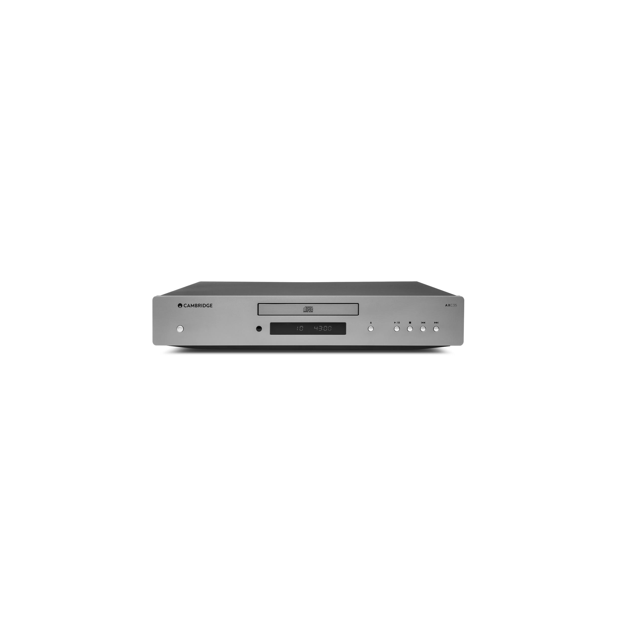 Cambridge Audio AX C35 cd-afspiller i grå metalkabinet