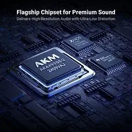 Fosi Audio Q6 sølvfarvet desktop DAC i aluminiumskabinet