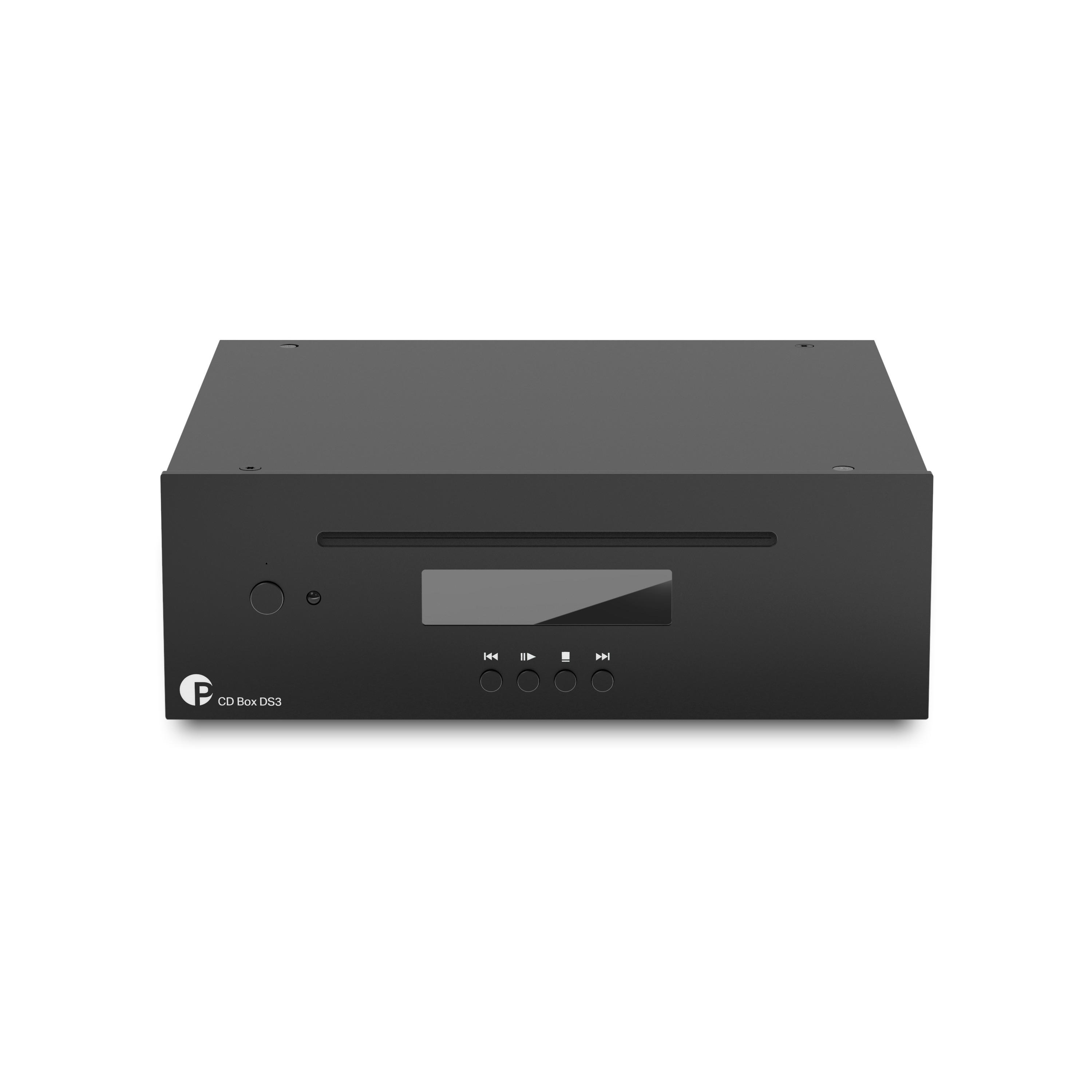 Pro-Ject CD Box DS3 fuldstørrelse cd-afspiller i sort aluminium