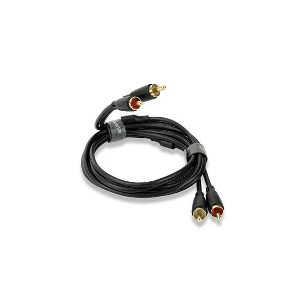 QED Connect RCA-kabel med to forgyldte phonostik i hver ende